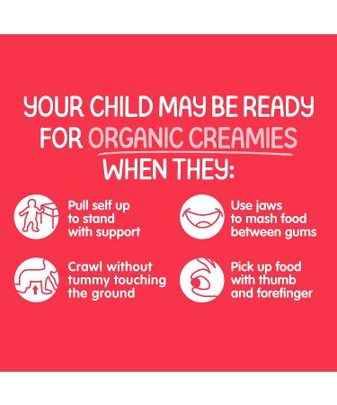 Organic Happy Creamies Family Veggie & Fruit Snacks with Coconut Milk - Strawberry Raspberry Carrot - 1oz (Pack of 8) - Buy Online on SooperMarket.com
