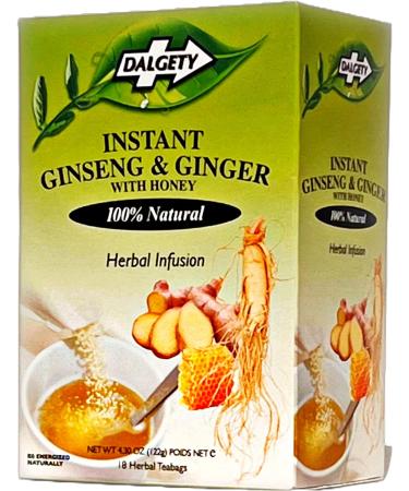 Dalgety Instant Ginseng and Ginger Herbal Infusion 122g Cartons 100% Natural Caffeine Free Tea Our Delicious Tea helps build your Immune System and Boosts Energy (6 Pack) - Buy Online on SooperMarket.com