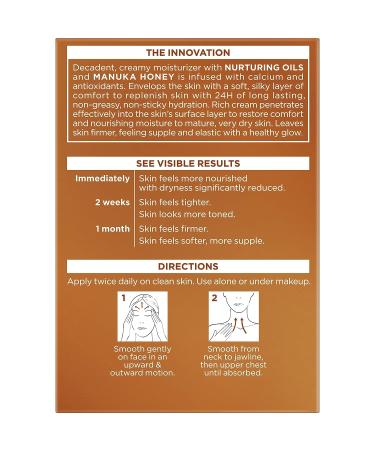 L'Oreal Paris Age Perfect Hydra-Nutrition Anti-Aging Day Cream with Manuka Honey Extract 1.7 oz - Buy Online on SooperMarket.com