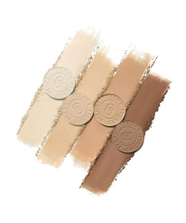 By Terry Hyaluronic Hydra-Powder Palette N2 - Medium to Warm | 4-Shade Vegan Contour Palette for Flawless Complexion - Buy Online on SooperMarket.com