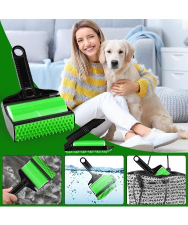 Stick It Roller - 2 Pack Silicone Reusable Lint Roller | Animal Hair Remover for Car Seats Carpets & Clothing - Buy Online on SooperMarket.com
