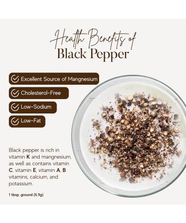 Premium Whole Black Peppercorns - 250g Resealable Pouch | Natural Rich Flavor | Perfect for Grinder Refill - Buy Online on SooperMarket.com