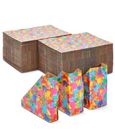 100 Pack Picture Frame Corner Protectors for Shipping Art Adjustable Cardboard Edges for Moving Multicolored (Fits 1 1.5 2.2 Frames)