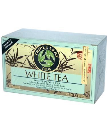 Triple Leaf Tea White Tea 20 Tea Bags 1.4 oz (40 g)