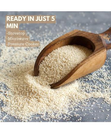Shipetaukin Fonio African Supergrain 28oz - Gluten Free, Vegan, Non-GMO - Quick Cooking Whole Grain Substitute for Rice, Couscous, Quinoa - 1.75lb Pack - Buy Online on SooperMarket.com