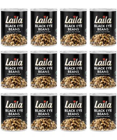 Laila Canned Black Eye Beans 12x400g (pack of 12) - Buy Online on SooperMarket.com