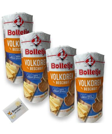 Bolletje Beschuit Wholegrain Multipack 4x 150g + Benefux. Refreshing towel