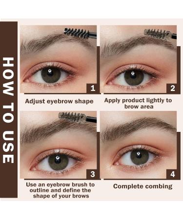 Waterproof Eyebrow Gel - 2PCS Blonde Eyebrow Mascara | Long Lasting Daily Makeup for Women - Buy Online on SooperMarket.com