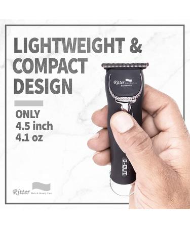 Ritter Mini Trimmer | Balding Clippers | 0mm Blade | Powerful 7W Motor | Corded/Cordless | 4 Hours Run Time - Black - Buy Online on SooperMarket.com