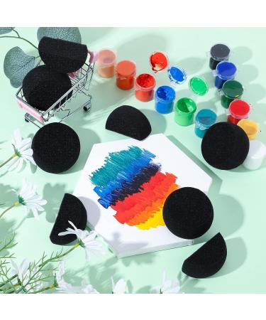 Black Face Painting Sponges - 60 Pcs Set for Makeup, Crafts, Art Work, Sculpting, Pottery, Body Painting - Buy Online on SooperMarket.com