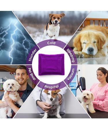 CoBee Soothing Earmuffs for Dogs | Noise Protection Ear Flap Head Wrap - XL Violet | Comfort & Care for Bathing - Buy Online on SooperMarket.com