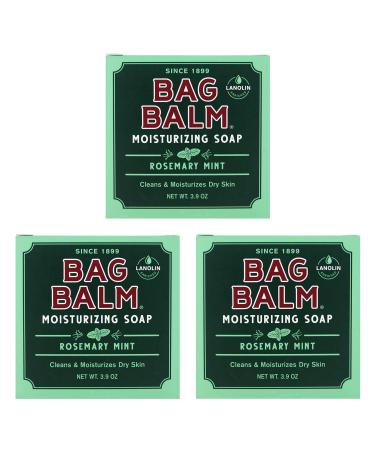 Vermont's Original Bag Balm Mega Moisturizing Soap (3 Pack) 3 Count (Pack of 1)