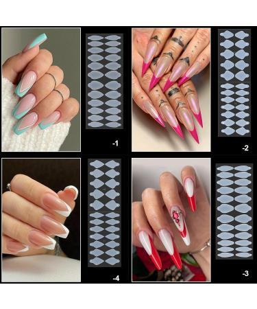 24Pcs/Bag Nails Form Nail Stickers Manicure Acrylic Templates Nail Extension Supplies Professional Accessories Nail Forms Moulds Nail Extension Films Silicone Gel Nail Forms Moulds - Buy Online on SooperMarket.com