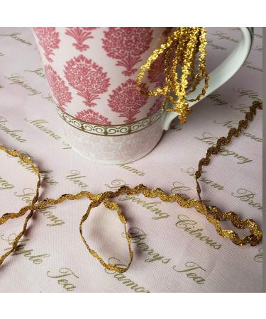1/8 Metallic Mini Ric Rac Trim by the Yard - Metallic Gold (36 yards) - Buy Online on SooperMarket.com