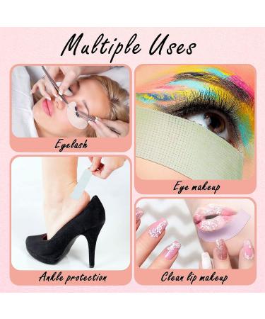 Breathable Microporous Lash Tape for Extensions - 4 Rolls, 0.98 inch x 3.9 Yard, Pink Blue Purple Green - Eyelash Extension Supplies - Buy Online on SooperMarket.com