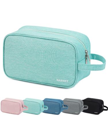 Travel Toiletry Wash Bag for Women Traveling Dopp Kit Makeup Bag Organizer for Toiletries Accessories Cosmetics (Mint Green) A-mint Green