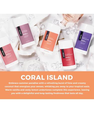 Rustic MAKA Natural Deodorant Coral Island Aluminum-Free Paraben-Free No Baking Soda Deodorant Magnesium Synthetic Fragrance-Free Cruelty-Free - Buy Online on SooperMarket.com