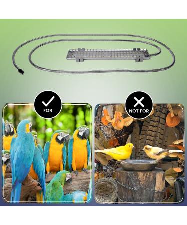 Bird Cage Light with Chew Guard for Hookbill Birds - Full Spectrum LED Pet Light by M&M Cage Co. | Simulates Natural Environment - Hookbill Light 18 - Buy Online on SooperMarket.com