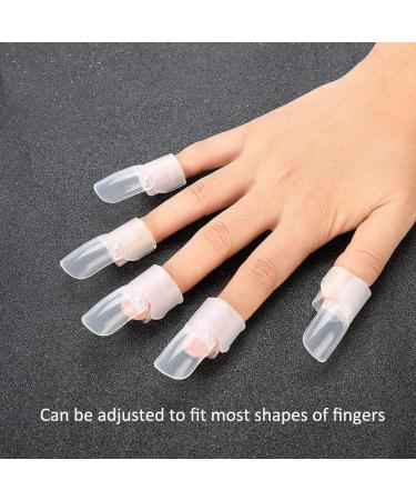 Nail Polish Protector Finger Nail Tips - 10Pcs/set Manicure Varnish Cover Shield - Buy Online on SooperMarket.com
