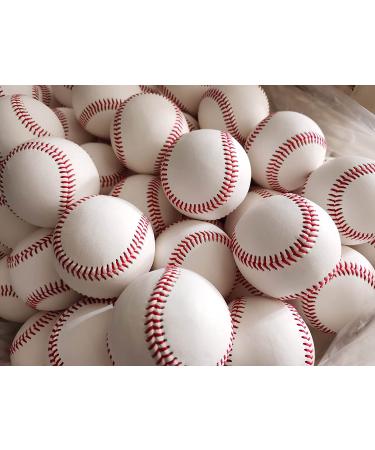Blank Leather Baseball for Autographs, Crafts & Souvenirs | Regulation Size & Weight, Quality Stitching - Perfect for Custom Gifts & Youth Play - Buy Online on SooperMarket.com
