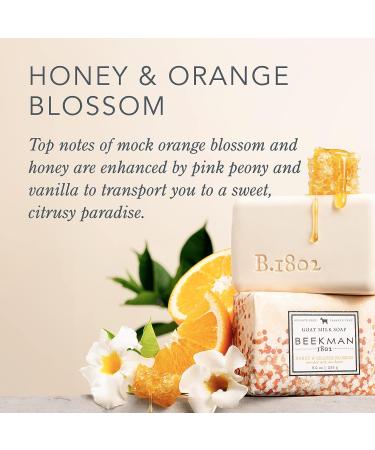 Beekman 1802 Goat Milk Soap Bar Honey & Orange Blossom - 9 oz | Nourishing, Moisturizing, Hydrating Body Soap for Sensitive Skin | Cruelty Free - Buy Online on SooperMarket.com