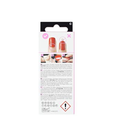 Buy KISS imPRESS Halloween Press-On Manicure - Chip Proof Smudge Proof Waterproof Pink Nails with PureFit Technology | Short Square Shape Prep Pad & Accessories - Buy Online on SooperMarket.com