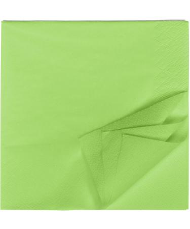 HEKU 100 Light Green Napkins - 3-Layer 33x33cm Highly Absorbent Stylish & Practical 5-Pack for Events & Gastronomy - International Shipping Available - Buy Online on SooperMarket.com