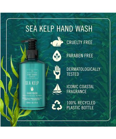 Scottish Fine Soaps Sea Kelp Marine Hand Wash - 300ml Pump | Luxurious Hydration for All Skin Types | Shop Internationally - Buy Online on SooperMarket.com