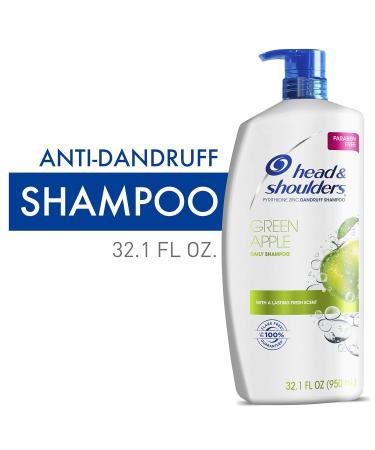 Buy Head and Shoulders Green Apple Anti-Dandruff Shampoo - Daily Use for All Hair Types | Fast International Shipping - Buy Online on SooperMarket.com