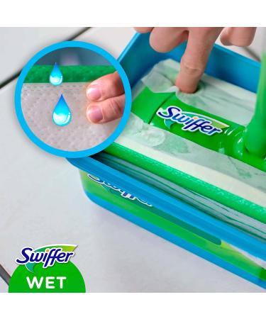 Swiffer Wet Floor Cleaner 120 Wet Cloths Lemon Maxi Format Morning Freshness Antibacterial Hygienizing Formula Removes Dirt and Bacteria for All Types of Floors - Buy Online on SooperMarket.com