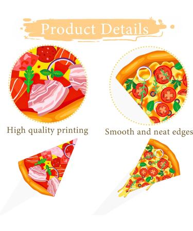 48pcs Pizza Theme Cupcake Toppers - Buy Online on SooperMarket.com