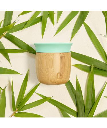 Munchkin Bamboo Open Cup 5oz - BPA Free Toddler Drinking Cup | Mint 360 Design | Weaning Cup for Babies 6 Months - Buy Online on SooperMarket.com