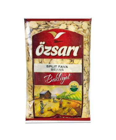 Ozsari - Broad Split Fava Beans, 1000g (2.2 Lb)