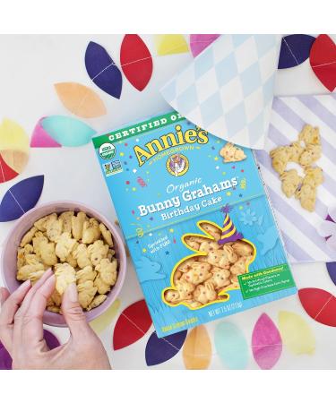 Annie's Organic Birthday Cake Bunny Graham Snacks 7.5 oz (12 Pack) - Buy Online on SooperMarket.com