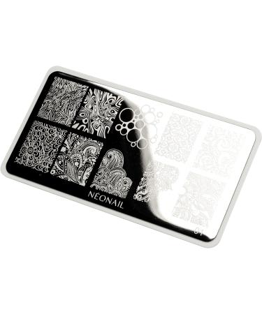 Neonail Stamping Plate 01 | Nail Art Stencil Template for Stunning Nail Designs | French Nails Stamp Plate | International Shipping Available - Buy Online on SooperMarket.com