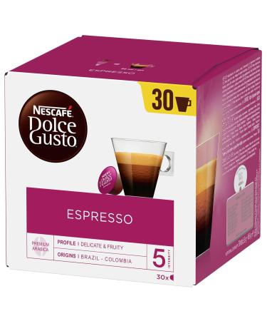 Nescaf Dolce Gusto Espresso XXL Box 90 Aroma-Sealed Capsules | 100% Noble Arabica | Characterful Espresso with Fruity Pomegranate Note | 3-Pack - Buy Online on SooperMarket.com