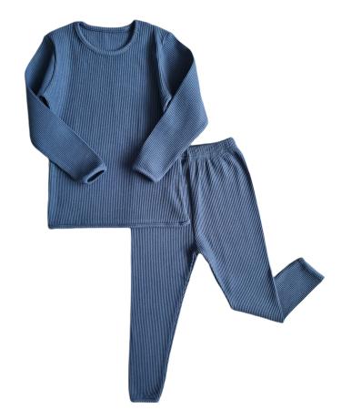 DreamBuy 20 Colours Ribbed Pyjama/Tracksuit/Loungewear Unisex Boys And Girls Pyjamas Baby Clothes Pyjamas For Women And Mens Pyjamas 3-6 Months Blue