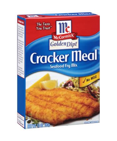 McCormick Golden Dipt Cracker Meal Seafood Fry Mix, 10 oz (Pack of 8) Cracker Meal 10 Ounce (Pack of 8)