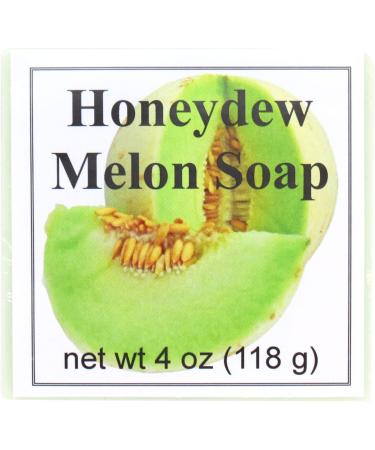 Honeydew Melon Glycerin Soap by Eclectic Lady 4 oz Bar
