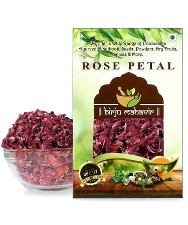 AOZA Birju Mahavir Sun Dried Rose Petals - Gulab Patti 100 Gr