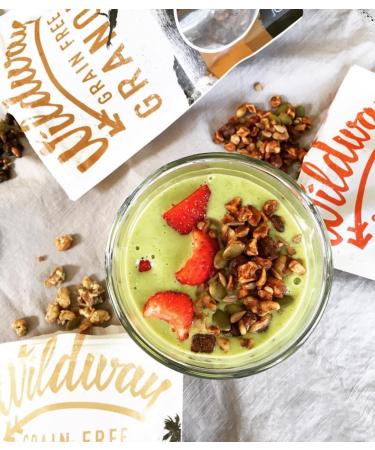 Wildway Vegan Granola Variety Pack - Certified Gluten Free, Low Carb Snack, Grain-Free Paleo, Non-GMO - 8oz 3 Pack - Buy Online on SooperMarket.com