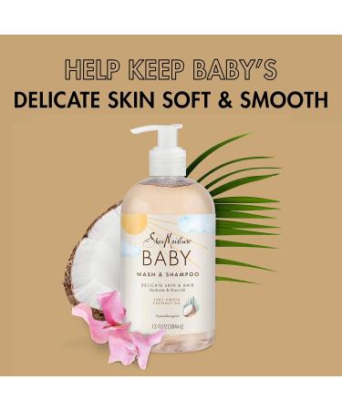 Buy Shea Moisture 100% Virgin Coconut Oil Baby Wash & Shampoo - Gentle Nourishing & Natural | International Shipping Available - Buy Online on SooperMarket.com