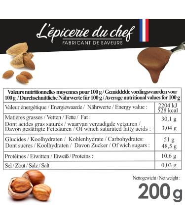 Almond and hazelnut praline paste 200 g - Buy Online on SooperMarket.com