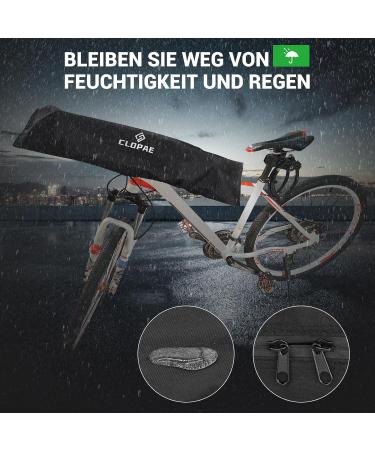 Clopae 2 Pack Lenant Protection Cover for Ebike | Waterproof Dustproof & Dirtproof Handlebar & Frame Protection with Zips & Velcro Fasteners - Ideal for International Shipping - Buy Online on SooperMarket.com