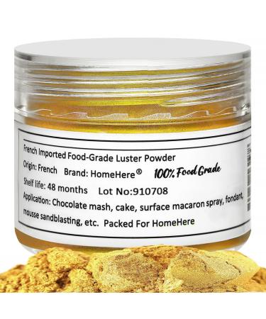 GARYOB Gold Luster Dust Edible Cake Gold Dust (7g) (Gold)