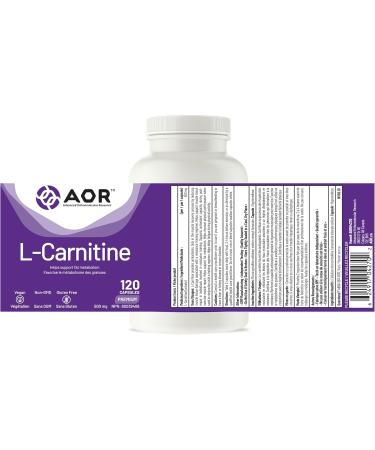 AOR - L-Carnitine 500mg 120 Capsules Pure L-Carnitine Tartrate Supports Energy Metabolism Muscle Recovery & Athletic Performance Promotes Fitness Goals L-Carnitine Capsules for Active Lifestyle - Buy Online on SooperMarket.com