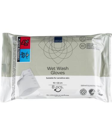 Abena wet wash gloves 540051 Multicoloured 8 pieces (1 pack)