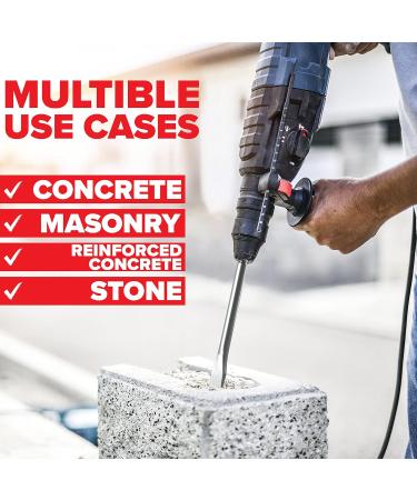 KSP-Tec 4pcs SDS-Plus Chisel Set for Rotary Hammers - Tile Chisel with Storage Case - Ideal for Masonry, Concrete, Brick, Stone - Buy Online on SooperMarket.com