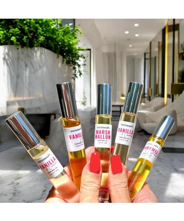 Goodman's Women Perfume Roll-On Fragrance Oil Long Lasting Luxury Rollerball Mini Perfume Alcohol Free 10ml (Vanilla Coconut) - Buy Online on SooperMarket.com