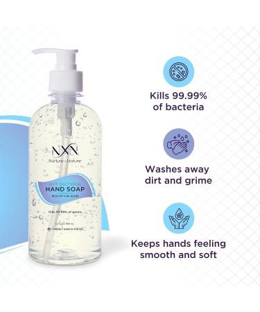 NXN Liquid Hand Soap Mountain Rain Scent, Made in USA, 12 oz - Pack of 2 - Buy Online on SooperMarket.com